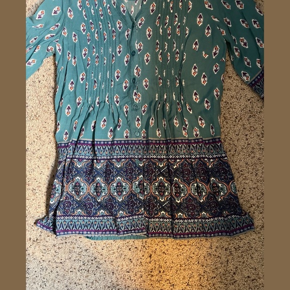 Coldwater Creek tunic blouse size XS - Picture 5 of 6